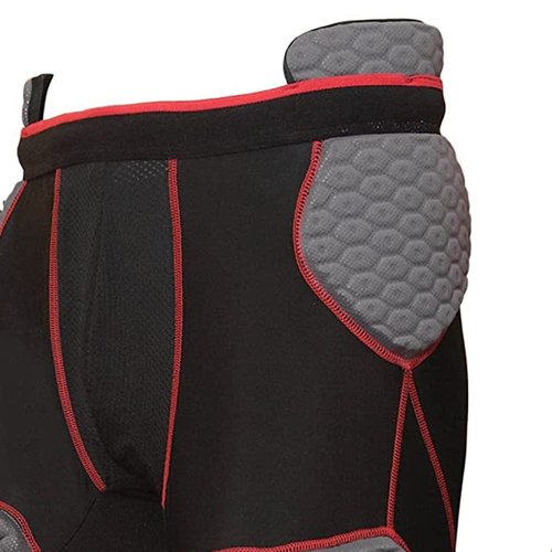 TAG TIG7A Adult 7-Piece Integrated Girdle - Extended Length Football Girdle for Knee Protection - Built-in Pads on Tailbone, Thighs, and Hips - Lightweight, Moisture-Wicking Fabric - Small