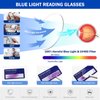 AQWANO Stylish Cat Eye Computer Reading Glasses Women Oversized Designer Blue Light Block Eyeglasses Readers Anti UV400 Eyestrain with Sping Hinge,Champagne 2.5
