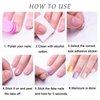 192 Pcs Short Square Press On False Nails With Design, TOROKOM Full Cover Artificial Fake Nails Short Fingernails Colorful...