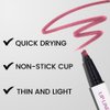 Kaely Orchid Matte Lip Tint Stain Marker Pen,2in1 Liquid Lipstick & Lip Liner Pencil,Long Lasting Waterproof 24 Hour Lip gloss for Women,tinta para labios labiales mate 24 horas originales,08