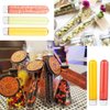 25PCS Test Tubes,40ml Clear Plastic Test Tubes with Screw Caps,25x140mm Tube for Sample,Science Party,Gumball,Candy,Bath Salts