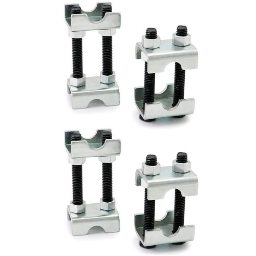 QWORK 2-Way Adjustable Spring Spacer, Spreads or Compresses Coil Springs, 4 Pack Mini Coil Spring Compressor Strut Shock Absorber