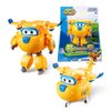 Super Wings Transformer Toys, 5 in Donnie Airplane Transformer Figures Toys, 2 in 1 Mode Rescue Bots Action Figure Toys for 3-5 Year Old Boys Girls, Fun Plane Toys for Toddlers Kids Age 3 4 5 6 7