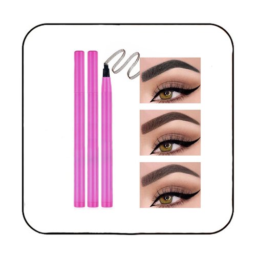Kilshye Eyebrow Pen Waterproof Eyebrow Tint Tatto Eyebrows Long Lasting Brow Pens Natural Eye Brows Makeup for Women and Girls Pack of 1 (Black 1)