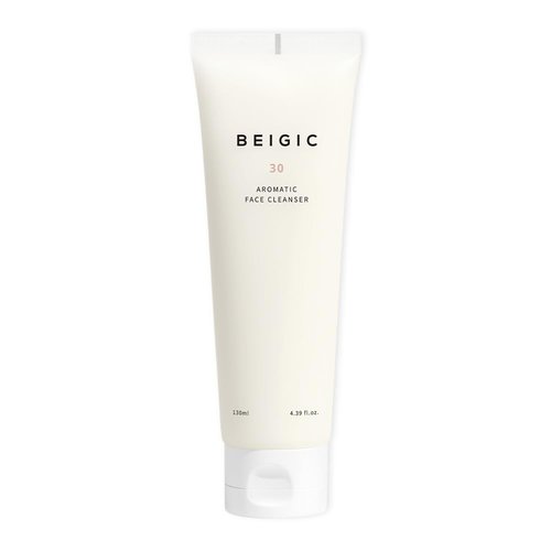 BEIGIC Aromatic Face Cleanser - Korean Face Wash w/Hyaluronic Acid & Micellar Water -Gentle Hydrating Foaming Facial Cleanser Vegan Skincare (4.39 fl oz)