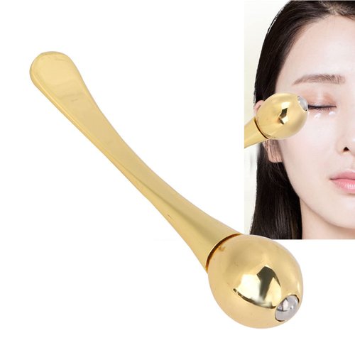 Metal Eye Cream Applicator, Zinc Alloy Eye Cream Applicator Wand Stick Wrinkle Remove Eye Massage Tool Anti Wrinkle Eye Fatigue Relief Massage Stick for Facial Massage Reduce Puffiness