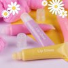 Expressions 8pc Lip Gloss Set - Flavored Squeeze Tube Lip Glosses Value Pack, Daisy Lip Gloss in Assorted Fruity Flavors