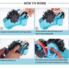 Blue Heat Tape Dispenser Sublimation - Multiple Roll Cut Heat Tape Dispenser Sublimation for Heat Transfer Tape, Semi-Automatic Tape Dispenser with Compartment Slots and 1" & 3" Double Reel Cores