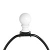 DGBRSM 2pcs 1-1/2 Inch Lamp Finial Oil Rubbed White Steel Ball Knob Lamp Shade Finial Lamp Shades Finials Cap Knob Lamp Decoration for Lamp Harp Holder