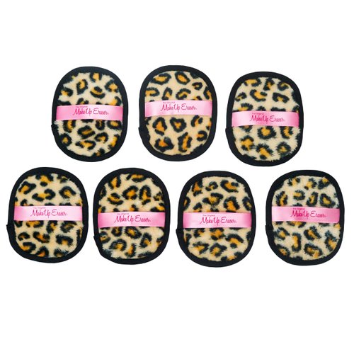 The Original MakeUp Eraser, 7-Day Set, Erase All Makeup With Just Water, Including Waterproof Mascara, Eyeliner, Foundation, Lipstick, Sunscreen, and More! Leopard, 7ct.