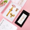 3-IN-1 Electric Jade Roller 3D Roller Facial Roller & Face Massager,Gold