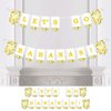 Big Dot of Happiness Let’s Go Bananas - Tropical Party Bunting Banner - Party Decorations - Let's Go Bananas