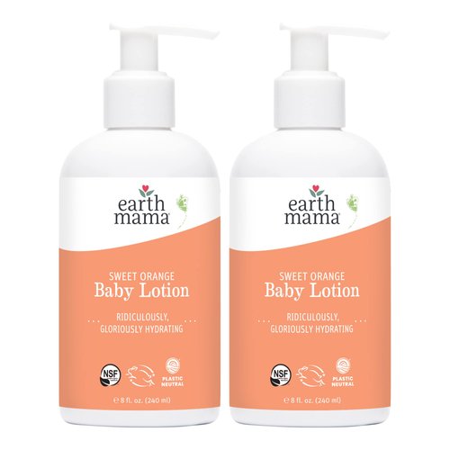 Earth Mama Sweet Orange Baby Lotion | Moisturizing Body Lotion for Dry Skin, Newborn Baby Lotion ...
