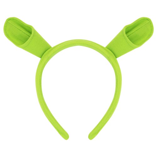 IGMaryBox Funny Headwear Dressing Up Ears Plush Animal Ears Headband Green Monster Headband Ogre Ears Hairband Festival Theme Party Costume Accessories Halloween Cosplay Hairbands
