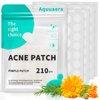 Aquuaera Pimple Patches for Face， Acne Patches/Hydrocolloid Patches for Covering Zits and Blemishes/Acne Treatment for Face，Spot Treatment，Absorb Fluid,4 size (210 Count)