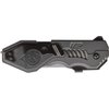 Smith & Wesson SWMP4LS 8.6in S.S. Assisted Folding Knife with 3.6in Serrated Clip Point Blade and Aluminum Handle for Outdoor Tactical Survival and EDC , Black