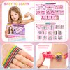 Dpai Friendship Bracelet Making Kit for Girls,DIY Arts and Crafts Toys,Jewelry String Maker Kit,The Best Birthday Gifts Ideas for Girls 6 7 8 9 10 11 12+ Years Old（Pink）