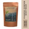 ROOTS AND HERBS Tea Tree Body Wash - Non foaming Shower Powder for Men & Women - Natural Antibacterial Cleanser for Acne treatment, Body Odor