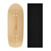 Teak Tuning Premium Wooden Fingerboard Deck, Poolparty Cruiser Shape - 33.5mm x 94mm - Pre-Drilled Holes - Includes Prolific Foam Tape