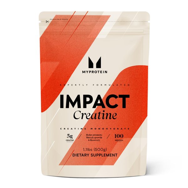 Myprotein Creatine Monohydrate Powder, 1.1 Lb (100 Servings) Pure Unflavored Creatine Powder, Post/Pre Workout Supplement for All Sports & Exercises