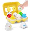 Yetonamr Easter Egg Toys for 1 2 3 Years Old Babies Boys Girls Kids, Toddler Easter Basket Stuffers Prefilled Easter Eggs with Toys Inside Filled Infant Montessori Toys Gift Ages 1-3, 2-4, 3-5