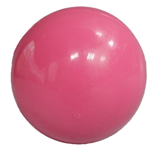 Rubber Bouncy Ball Dog Toy (S) (Pink) for Small Dog