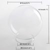 Permo Lighting Fixture Replacement 5.9" Round Globe Clear Glass Shade