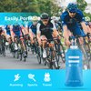FITLY Soft Flask - 13.5 oz (400 ml) - Shrink As You Drink Pocket Soft Water Bottle for Hydration Pack/Running Vest- Folding Water Bottle for Running, Hiking, Cycling - Ski Water Bottles (FLASK400)