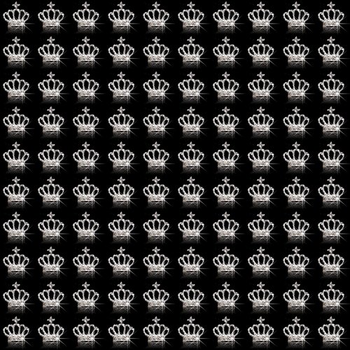 JERCLITY 100 Pieces 3D Silver Alloy Crown Nail Charms Studs Crown Diamonds Nail Art Nail Jewels Set Crown Nail Studs Clear Crystals Manicure Jewelry for Women Girls (0.35inchx0.39inch)