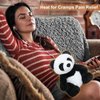 SuzziPals Warmable Panda Stuffed Animals, Microwave Heating Pads for Cramps, Anxiety & Stress Relief, Cuddly Panda Plushies with Lavender Scent, Heatable & Coolable Stuffed Panda Bear, Panda Gifts