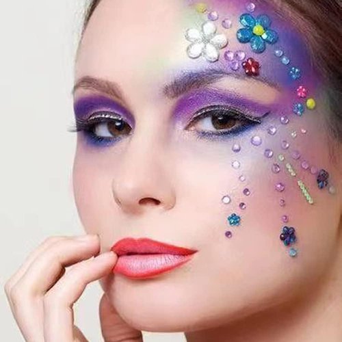 Yeweian Purple Blue Eyeshadow Palette, 16 Colors Blue Purple Glitter Matte Eyeshadow Palette, Korean Eyeshadow Palette Makeup,Waterproof Bright Colourful Eye Shadow Plattet sombras de ojos profesional