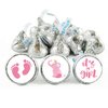 It's a Girl Chocolate Drop Label Stickers, Pink It's a Girl Baby Shower Favor Labels, Fits Hershey's Kisses Party Favors, Baby Shower Decorations, 0.75 Inches, Pack of 180