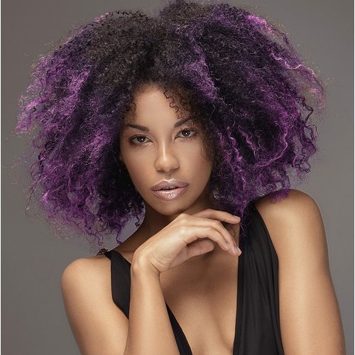 Colorme Root Touch Up Temporary Hair Mascara to color and Blend Semi Permanent Dye regrowth. Washes Out (VIOLET DESIRE)