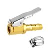 Joywayus Tire Inflator Valve 1/4" Open Flow Air Chuck with Lock Connector and Stainless Steel Clamp