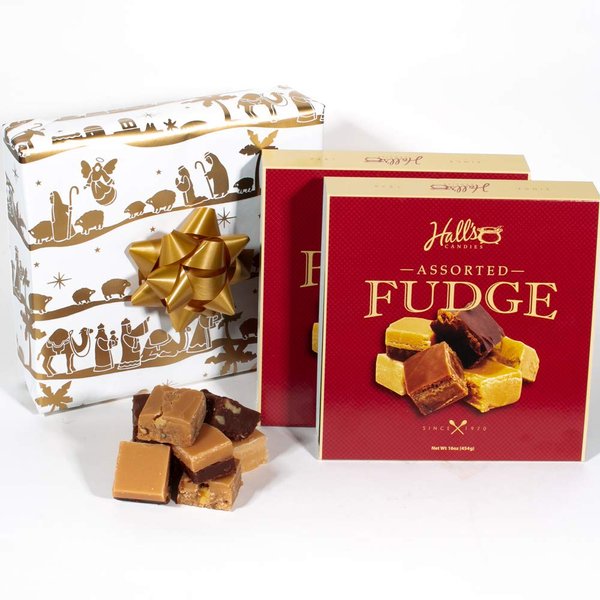 Unto Us A Child is Born - Assorted Fudge Gift Box - Hall's Candies