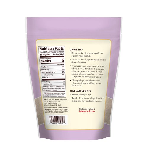 Bob's Red Mill Gluten Free Active Dry Yeast, 08 Oz