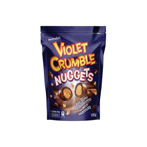 Violet Crumble Milk Chocolate Nuggets, 135g