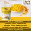 Kasthuri Manjal Powder for Skin and Face Care (3.5 oz) | Kasturi Turmeric, Wild Turmeric powder | Curcuma Aromatica | Helps in Glowing Skin Acne and Radiant skin | Turmeric powder for face 100g