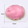 Resin Nail Art Palette, Kalolary Polish Holder Drawing Color Palette, Nail Art Painting Gel Palette Manicure Tool (Pink)