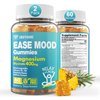 Sugar Free Magnesium Glycinate Gummies 400mg with Ashwagandha, B1, B3, Rhodiola Rosea & Saffron for Support Rest, Mood & Calm Magnesium Gummies for Adults, Chewable Magnesium Supplement, Vegan, 120Ct