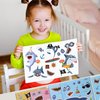 Cleverplay Make Your Own Shark Sticker, 24 Sheets, Shark Party Favors, Birthday Decorations