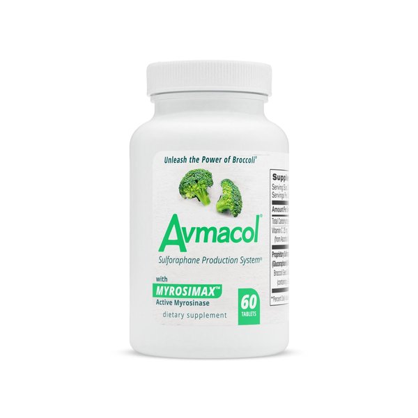 Nutramax Avmacol #1 Researched Sulforaphane Producing Brand, Nutramax Laboratories Consumer Care Supplement for Detoxification, Antioxidant Support and Overall Wellness, 60 Tablets