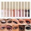 MAEPEOR Matte Liquid Eyeshadow 8 Colors Naked Smooth Creamy Eyeshadow Long Lasting and Waterproof Lightweight Eyeshadow (P10 Eucalyptus)