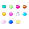 GSHLLO 10 Sheets Face Rhinestone Stickers Craft Crystal Stickers Colorful Face Gem Stickers Face Painting Gems Stickers Eye Nail Stickers Self Adhesive Gems Stickers Red