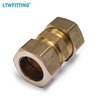 LTWFITTING 3/4-Inch OD Compression Union,Brass Compression Fitting(Pack of 3)