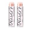 Nardo Natural's Tinted Lip Balm & Gloss for Women, Hydrating Lip Moisturizer, Fix Dry & Cracked Lips, Organic, Healing, Gluten Free, 2 Pack Glaze