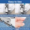 2024 Upgraded Universal Sewing Rolled Hemmer Foot Set 8 Sizes Rolled Hem Presser Foot [3-10mm] Wide Rolled Hem Foot for Home Industrial Sewing Machine Sewing Supplies[8Pcs-3/4/5/6/7/8/9/10mm]