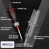 Wormhole 20pcs Tattoo Cartridge Needles 7M1 /Stability with Laminated Rubber, Shader Needles of Tattoo Pen,1207M1 Disposable Needles,Individually Packaged,Compatible All Pen Tattoo Machine