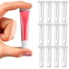 90Pcs Clear Lip Gloss Tubes - Travel Toothpaste Container Refillable Squeeze Tubes Clear Lip Gloss Containers Lip Balm Tubes Cute Lip Gloss Tubes - 10ml 0.34 oz Small Chapstick Tubes Empty Lip Gloss