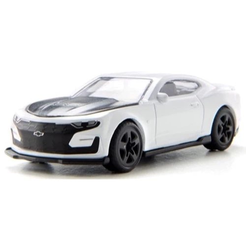 Siku 1538, Chevrolet Camaro, Metal/Plastic, White, Opening Bonnet, Trailer Hitch
